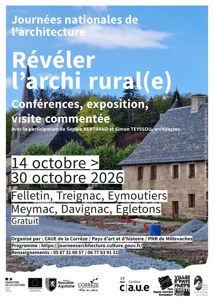 Révéler l'archi rural(e) : Conférence : “Territoires possibles”