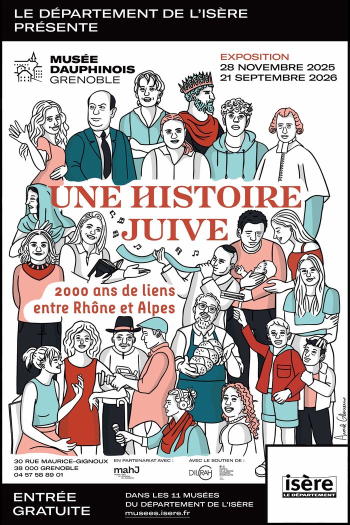 Exposition "Une histoire juive, 2000 ans de liens entre Rhône et Alpes"