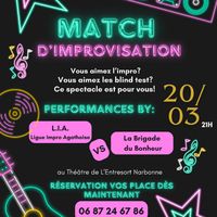 Spectacle - Match d’improvisation La Brigade du Bonheur