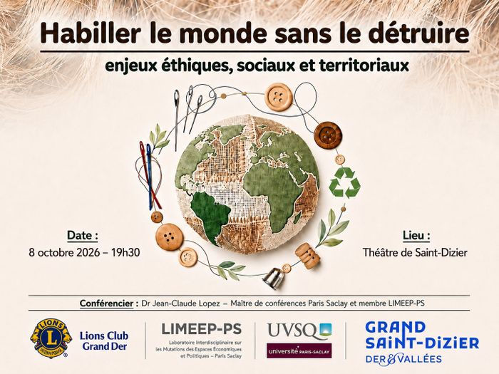 Conférence : Habiller le monde sans le détruire
