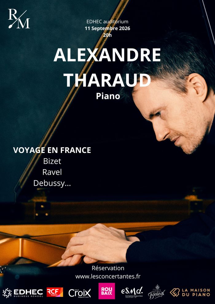 Affiche — Récital piano d'Alexandre Tharaud