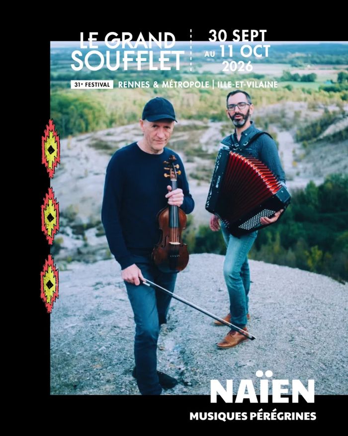 Affiche, Concert Naïen - Le Grand Soufflet