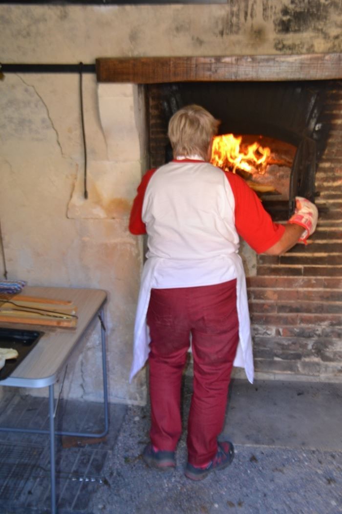 Cuisson au four à pain, pain beurré