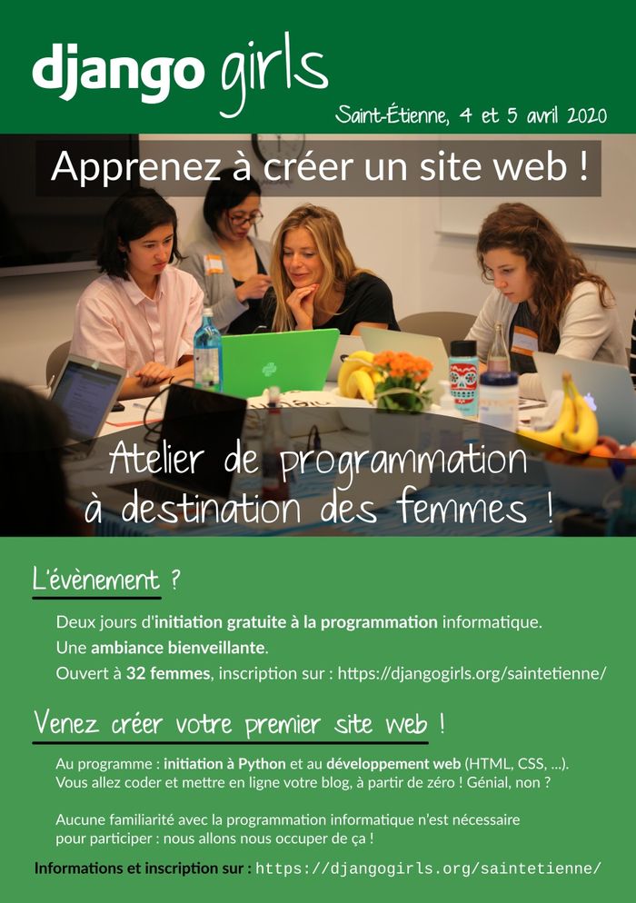 (atelier d'initiation) Django Girls Saint-Etienne
