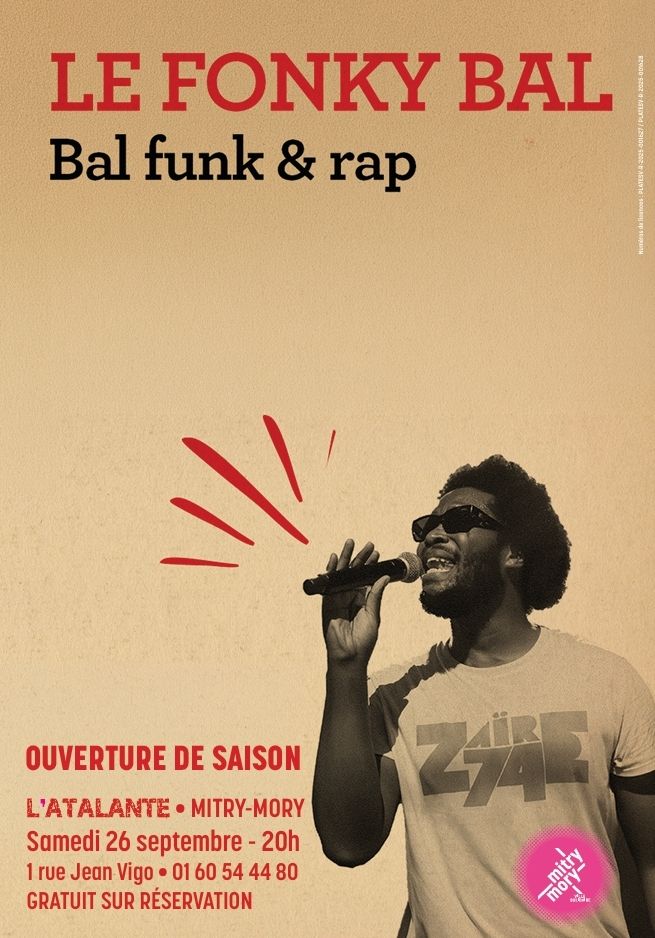 Bal funk et rap gratuit, samedi 26 septembre à 20h à l'Atalante