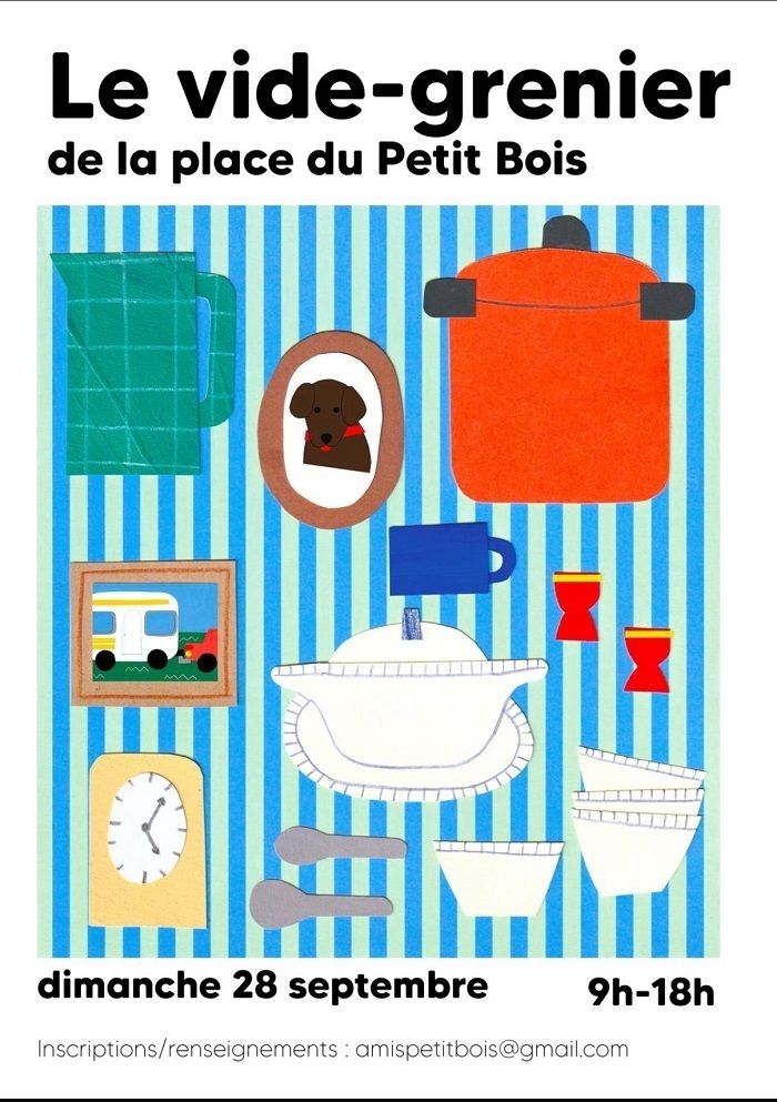 Vide-grenier place du Petit-Bois