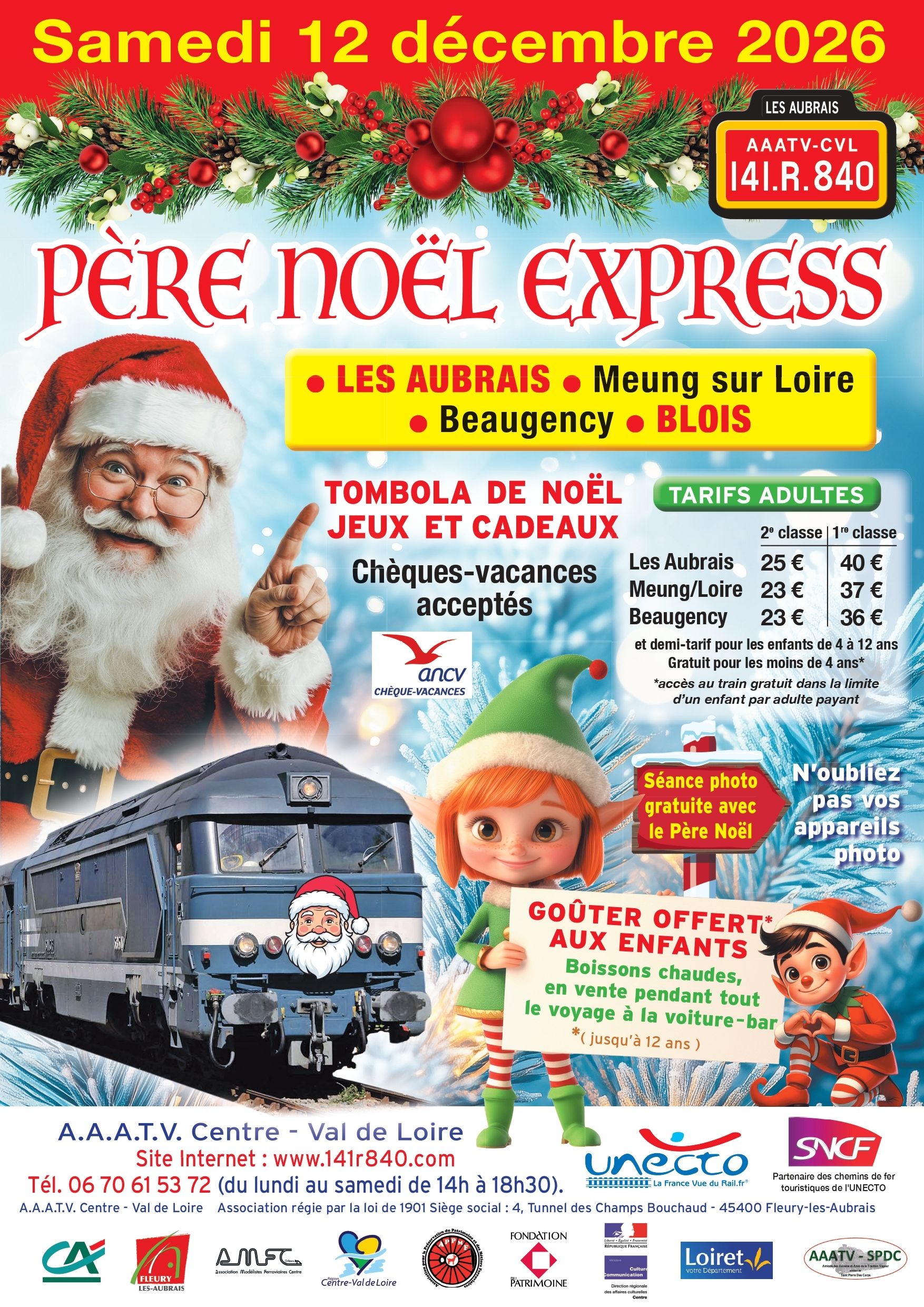 Photo de couverture - Train du Père Noël 2026