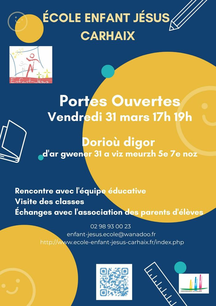 Portes ouvertes de l'école de l'Enfant Jésus à Carhaix