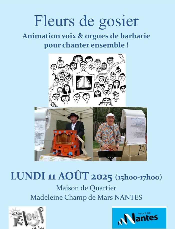 Karaoké avec Orgue de Barbarie