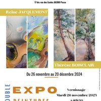 DOUBLE EXPOSITION DE PEINTURE