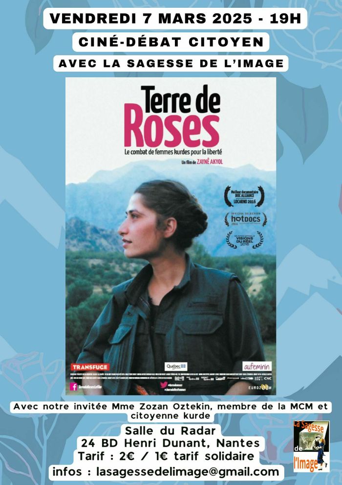 Terre de roses, ciné-débat citoyen suivi d'un pot convivial !
