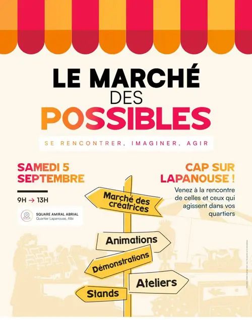 Marché des possibles à Lapanouse : se rencontrer, imaginer, agir