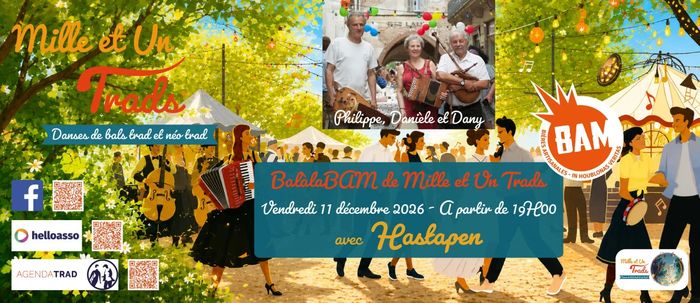 Affiche — 2ème BalàlaBAM 2026-2027 de Mille et Un Trads avec Hastapen