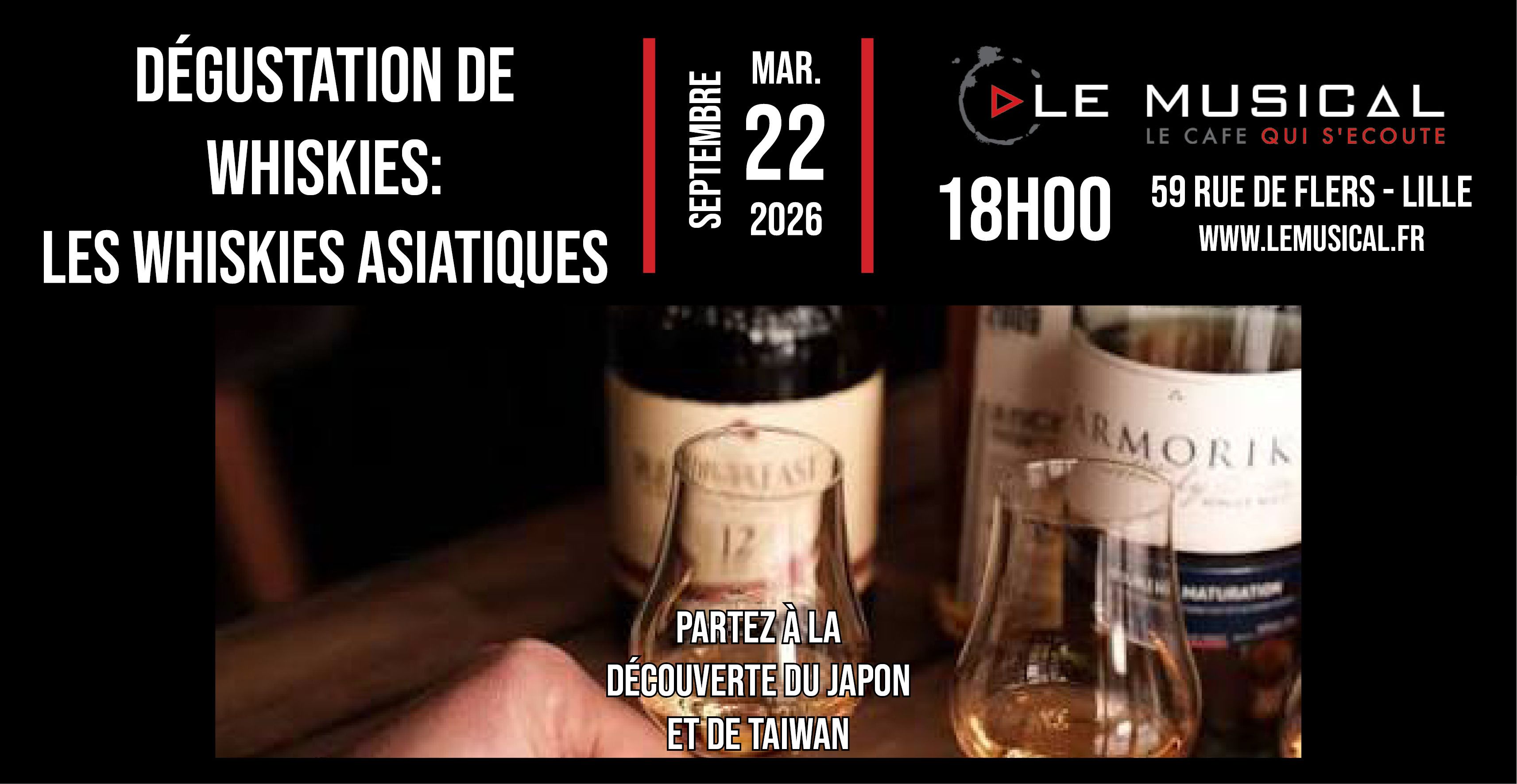 Whisky Tasting: Asian Whiskies