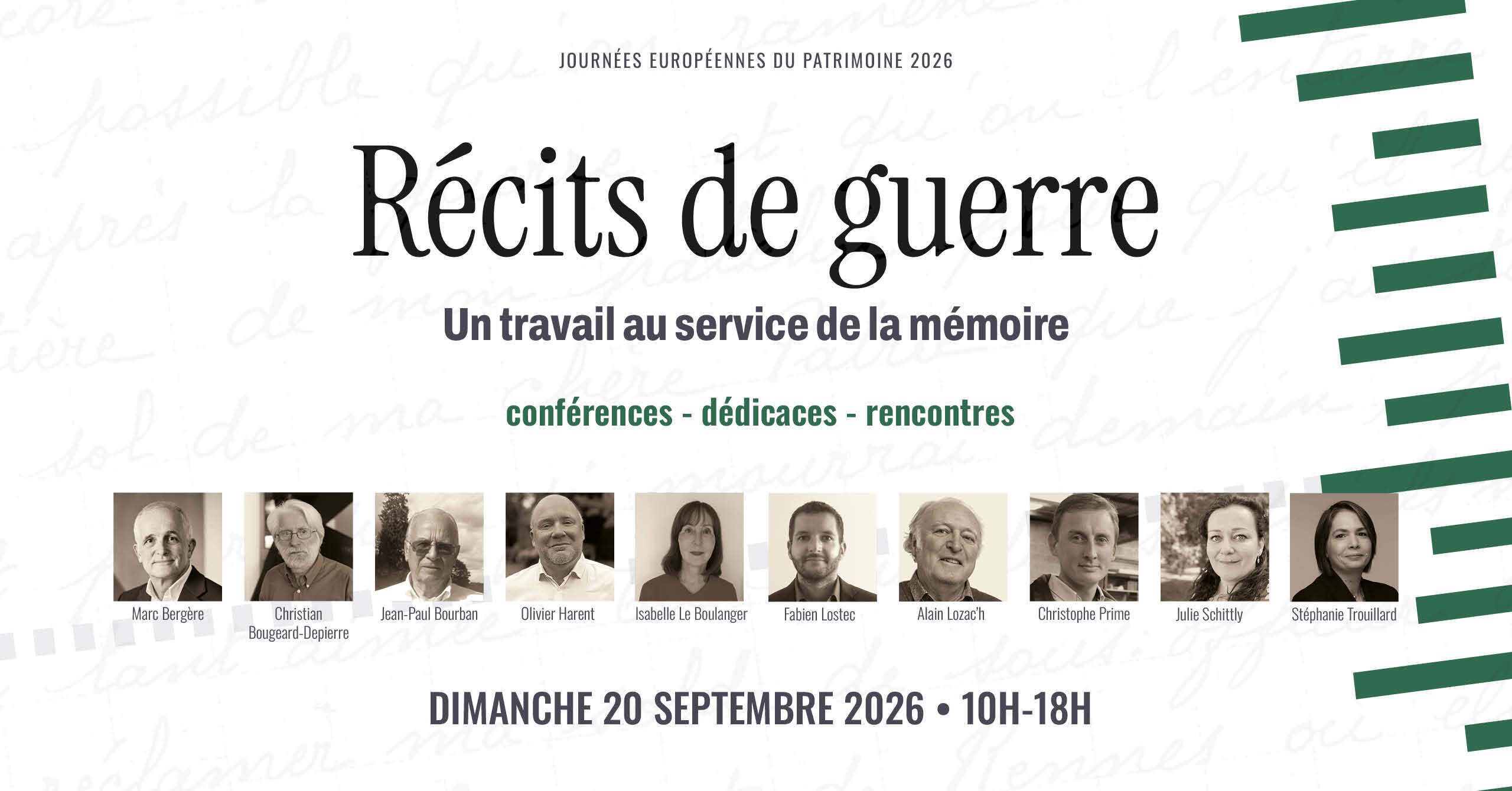 Récits de guerre - Un travail au service de la Mémoire