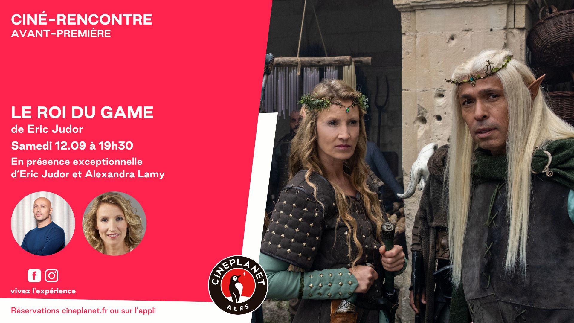 Avant-Première Le Roi du Game en présence d'Eric Judor et Alexandra Lamy