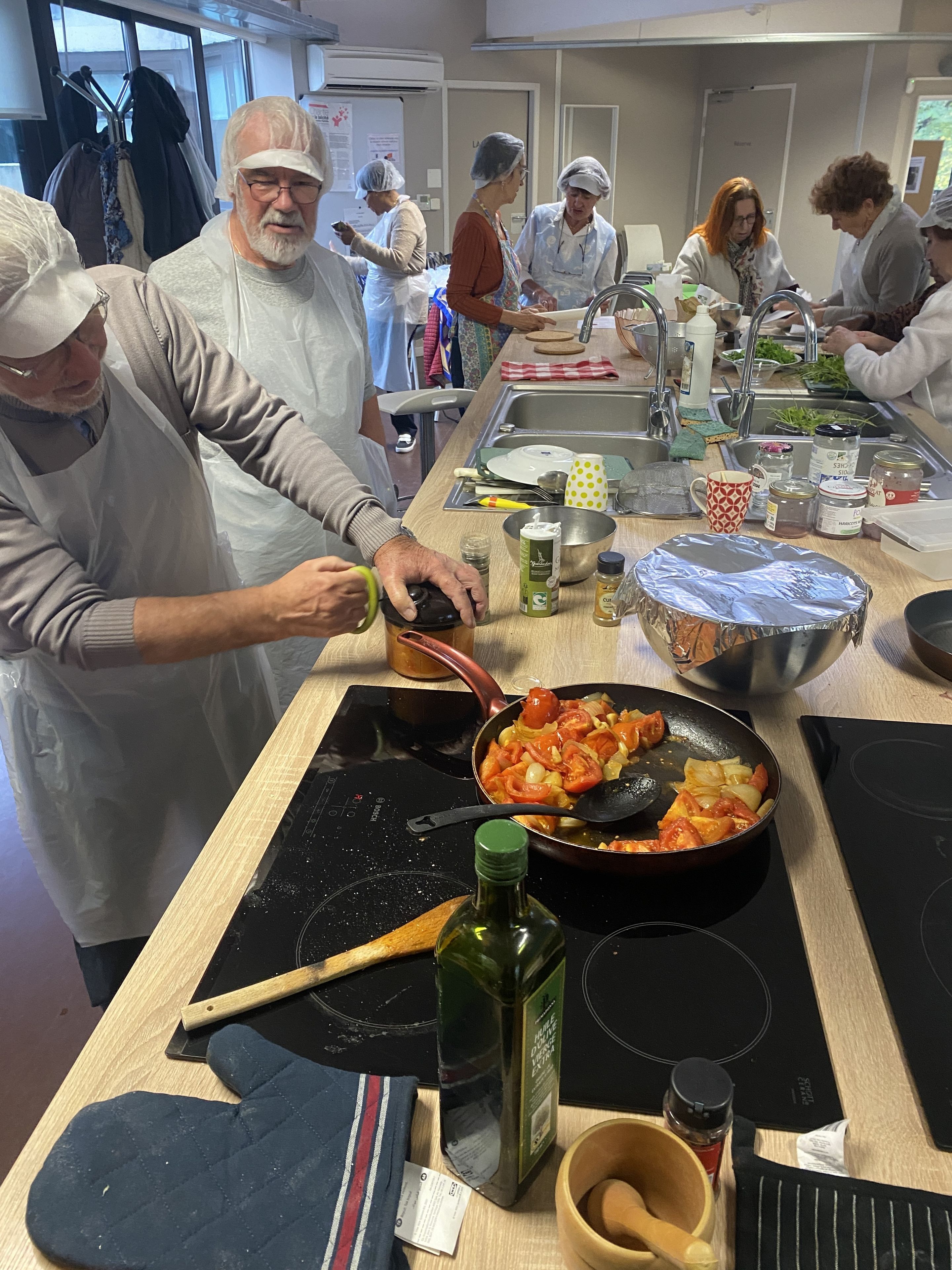 Atelier cuisine au centre social d'Empalot