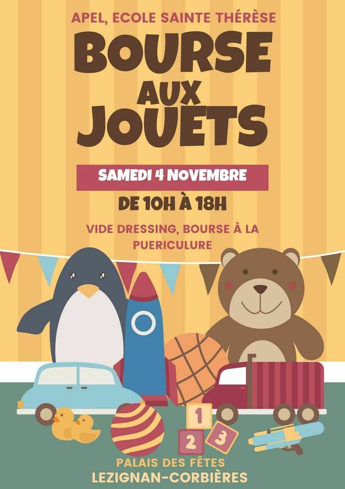 Bourse aux jouets, puériculture & vide-dressing