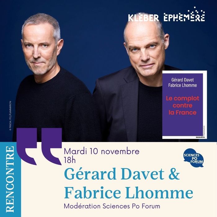 Rencontre avec Gérard Davet et Fabrice Lhomme