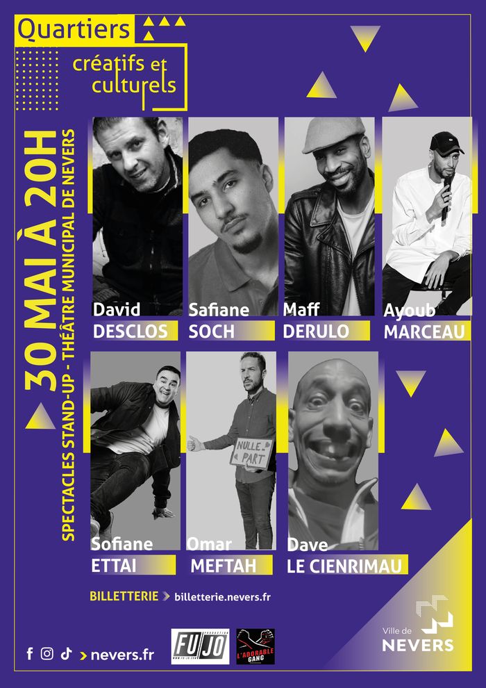 Quartiers Créatifs et Culturels Saison 3 - Spectacles Stand-Up 30.05.2025