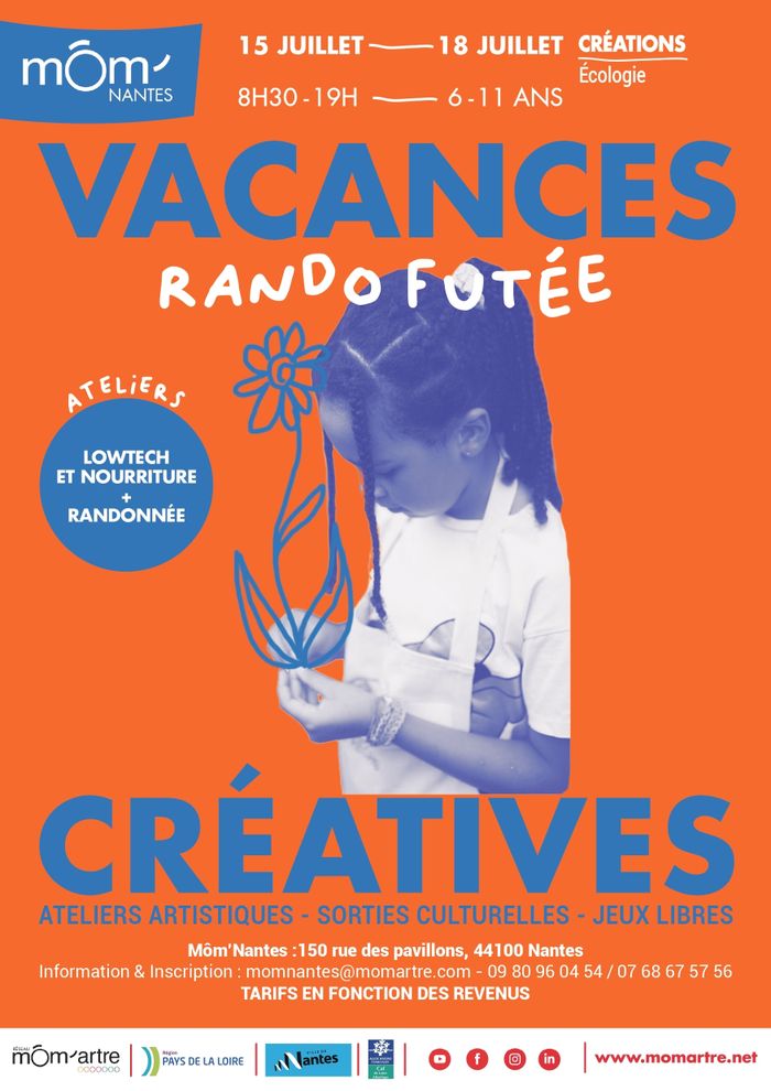 Rando futée - Môm'Nantes - Ateliers du 15 au 18 juillet 2025