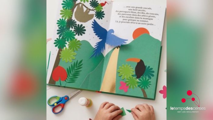 Participez en famille à notre atelier créatif inspiré par l'album Un autre jardin de Emma Giuliani