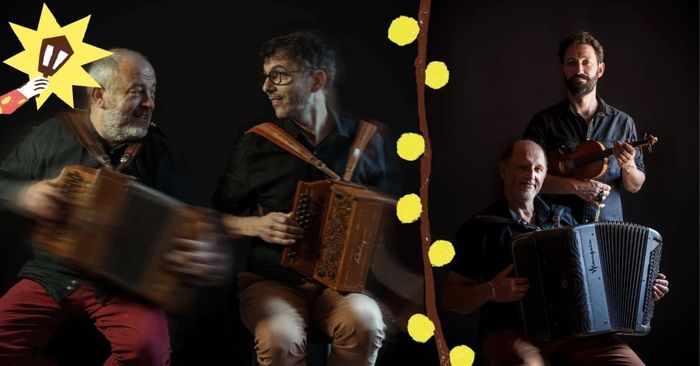 Affiche — Bal Trad' de la rentrée avec Duo Brotto Milleret & Duo Artense