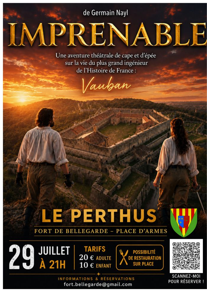 Spectacle Cape et d'épée "Imprenable" au fort de Bellegarde
