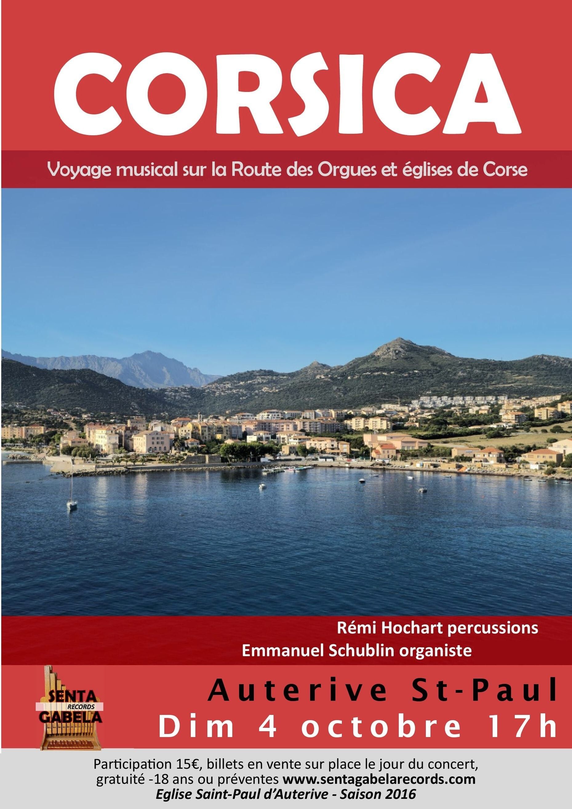 CORSICA : Voyage Musical sur la Route des Orgues et des églises de Corse