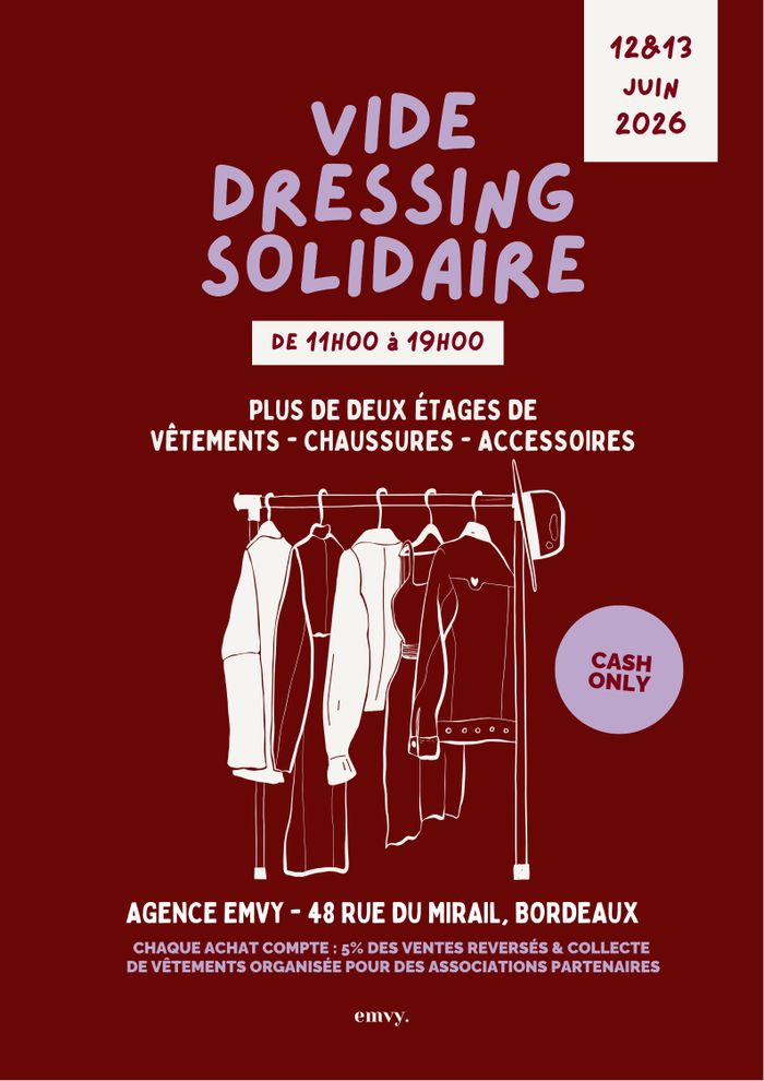 Vide dressing solidaire d'Emvy