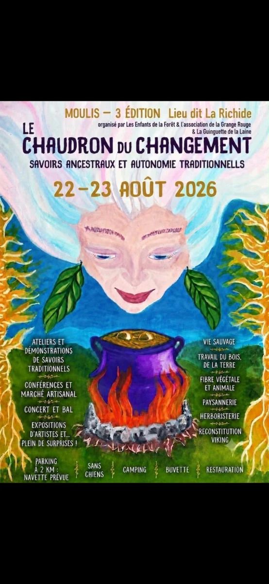Affiche — Festival le chaudron du changement