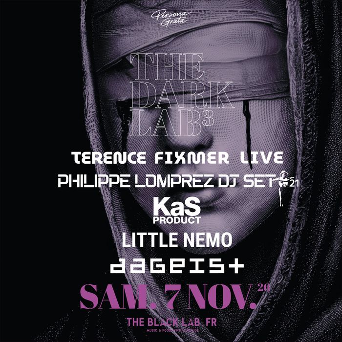 Affiche — THE DARK LAB 3 @ THE BLACK LAB - Wasquehal
