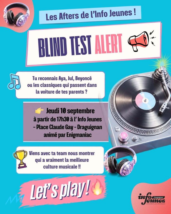 Blind test alert ! Let's play !