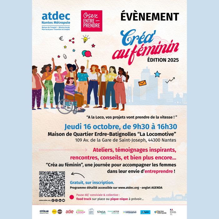 Création d’entreprise : Forum « Créa’ au féminin », édition 2025