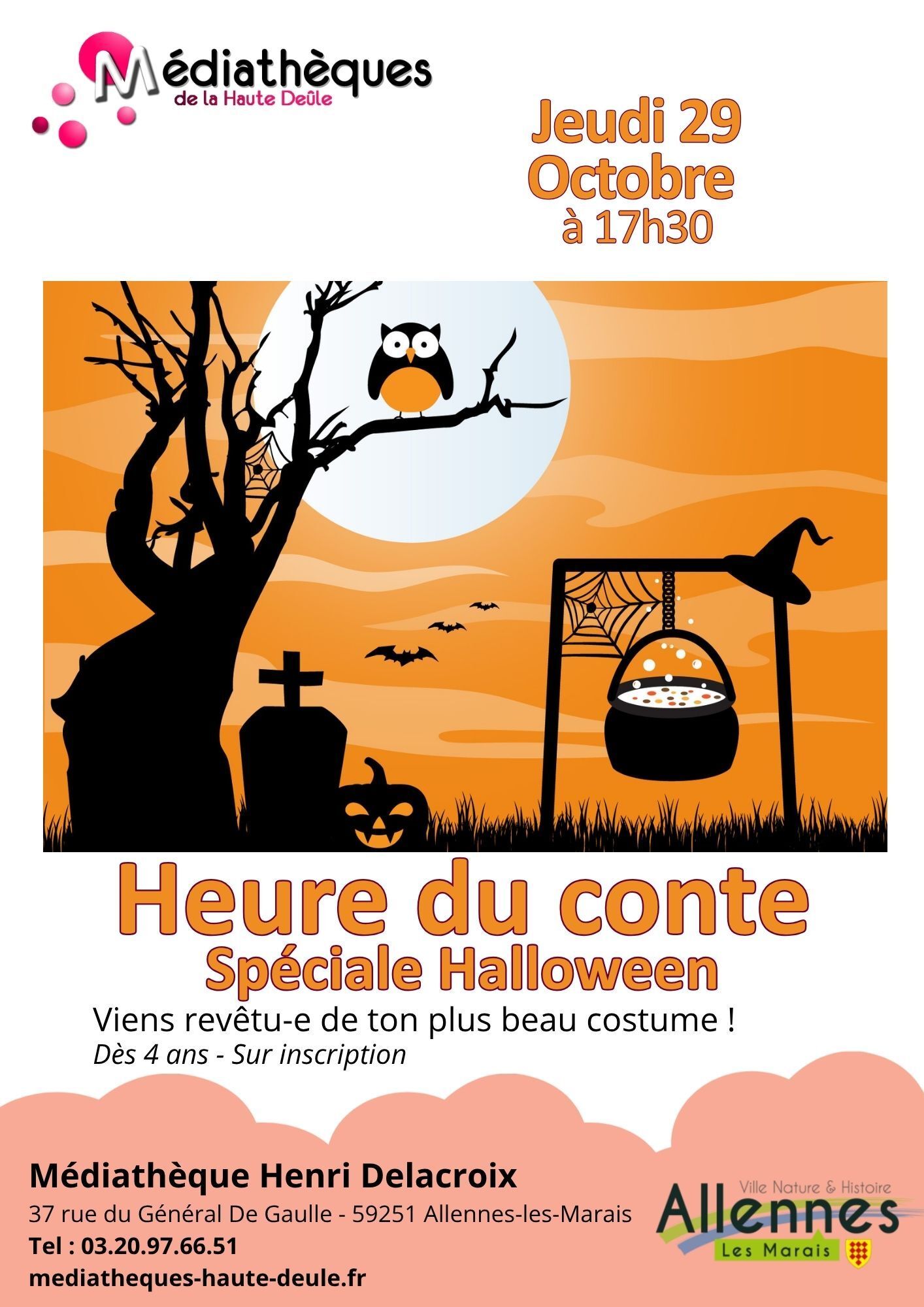 Heure du conte spéciale Halloween