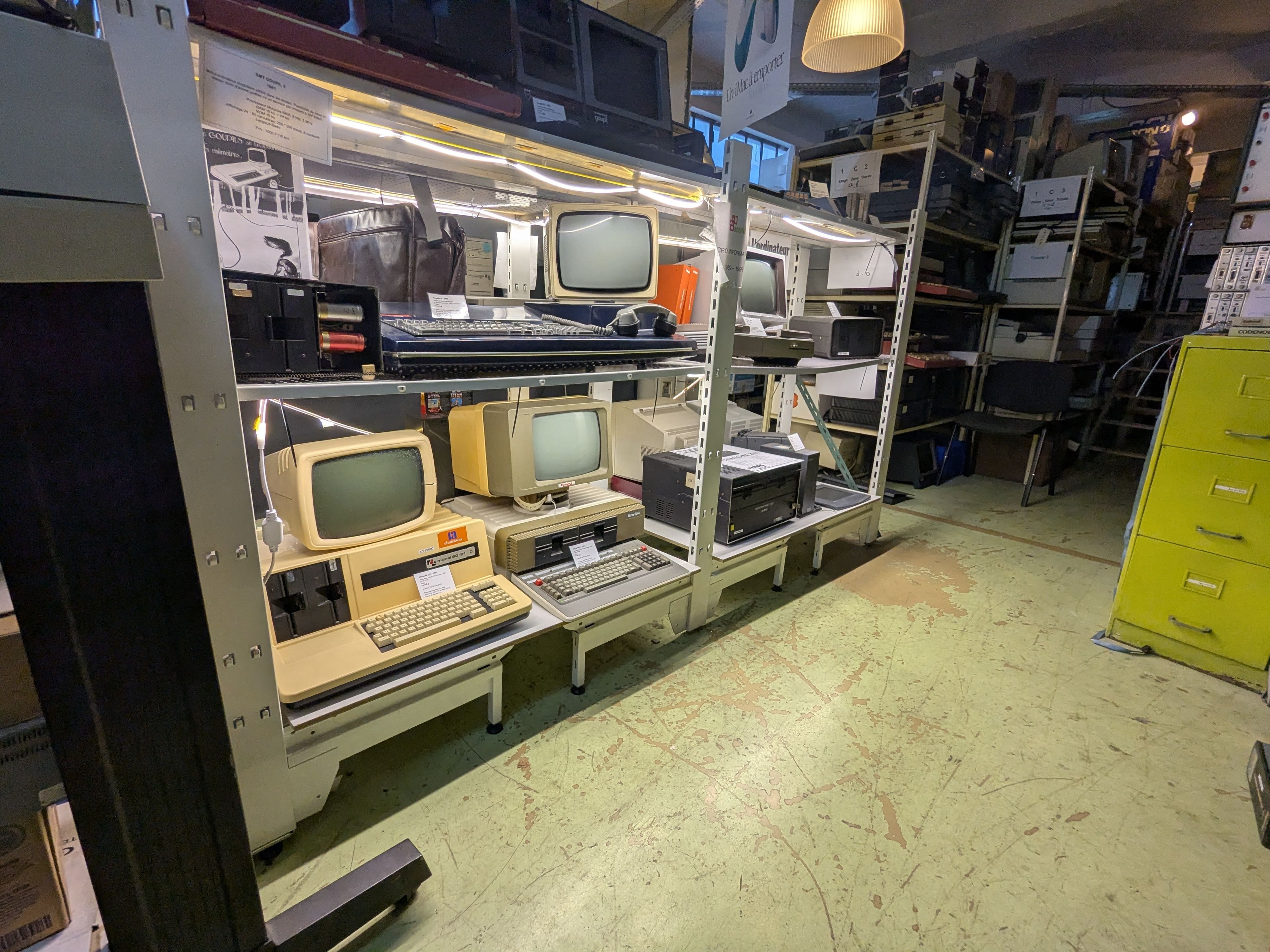 Visite du musée de l'informatique de Grenoble