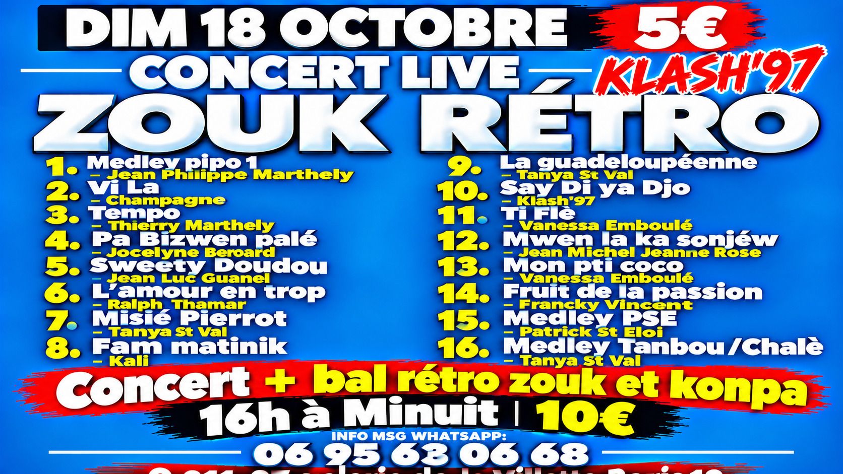 Concert live zouk