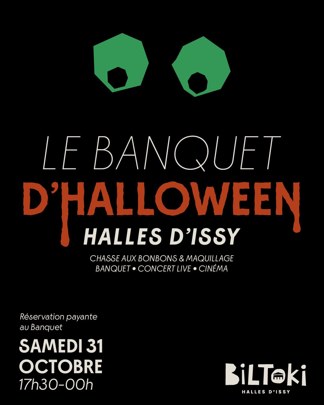Le Banquet d'Halloween - Halles d'Issy