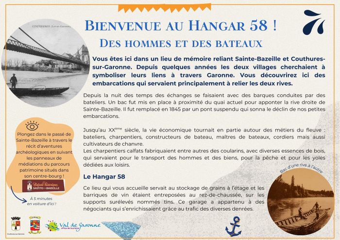 Visite commentée du Hangar 58
