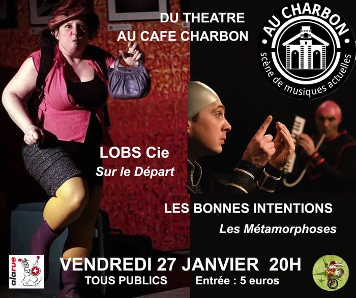 Soirée théatre au Café Charbon - vendredi 27 janvier - 20h