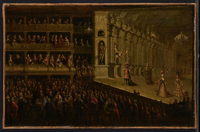 Affiche, L’Académie royale de musique révélée : regards croisés sur un tableau anonyme
