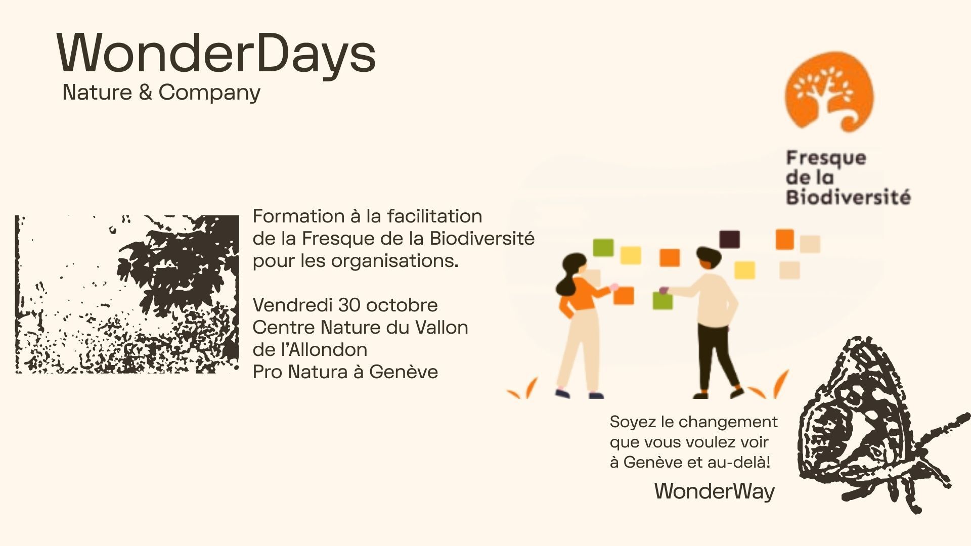 WonderDays : Formation Facilitation Fresque Biodiversité