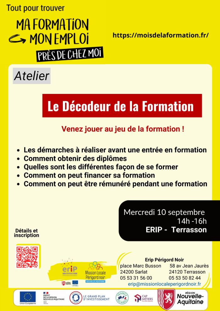 Venez jouer au jeu de la formation !