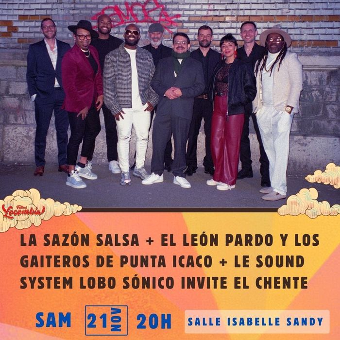 La Sazón Salsa + El León Pardo y los Gaiteros de Punta Icaco + 
Le sound system Lobo Sónico invite El Chente — Foix