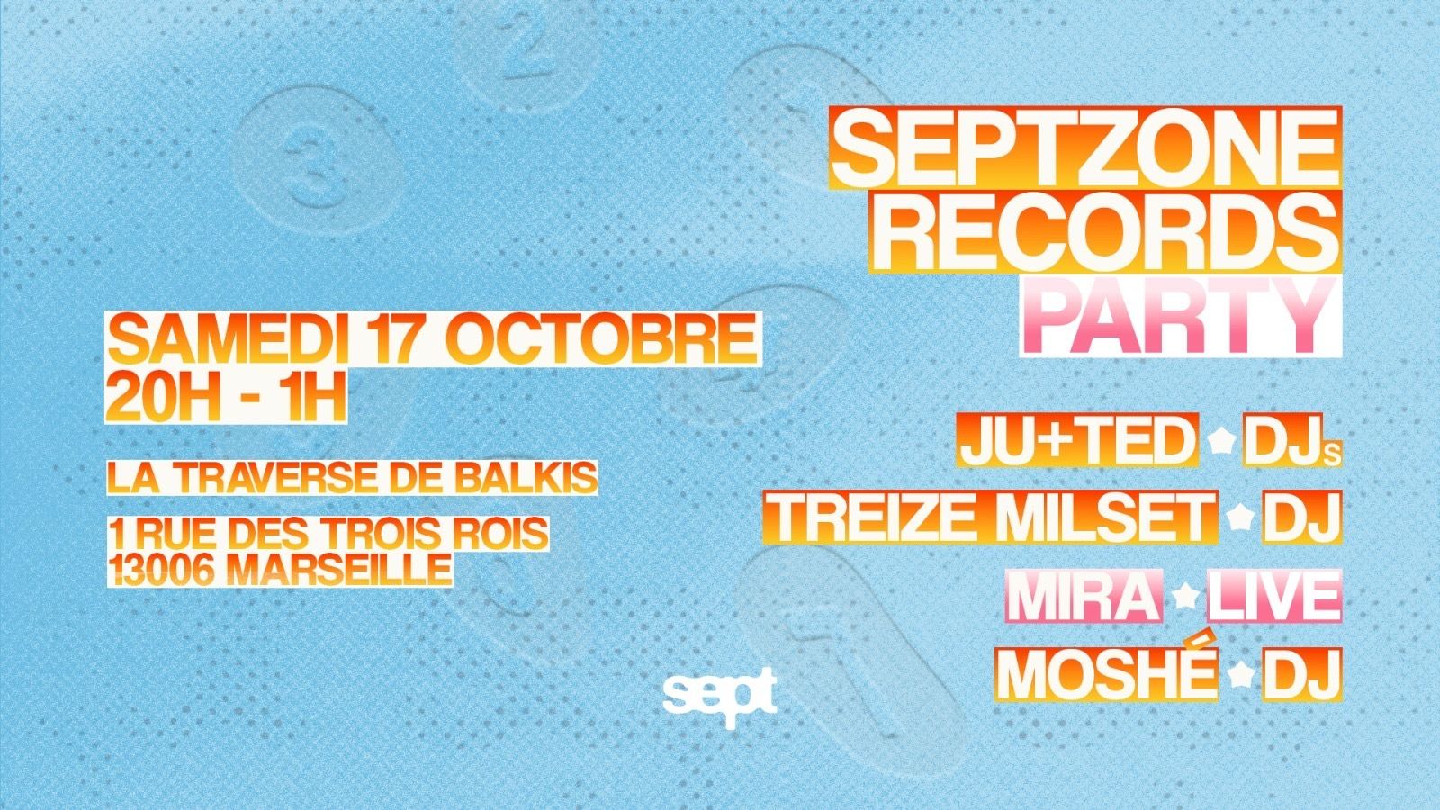 SEPTZONE RECORDS PARTY