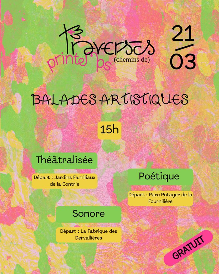 Balades artistiques - Printemps de Traverses