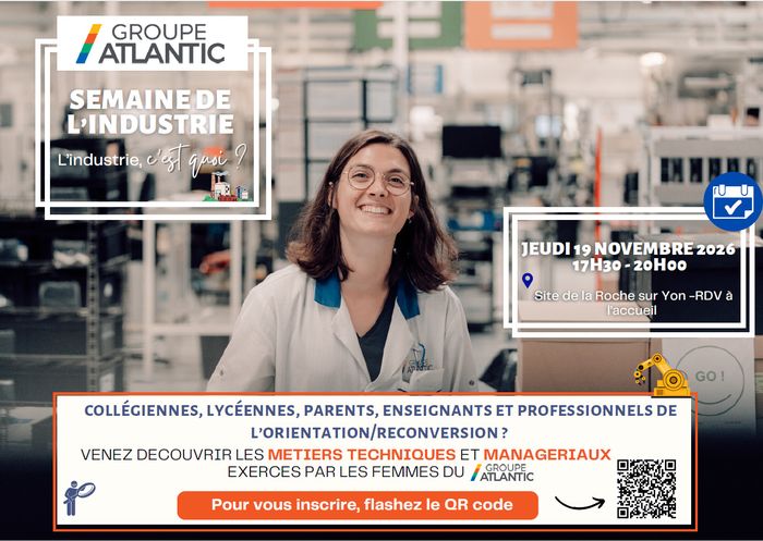 Porte ouverte site industriel Groupe Atlantic - site La Roche sur Yon
