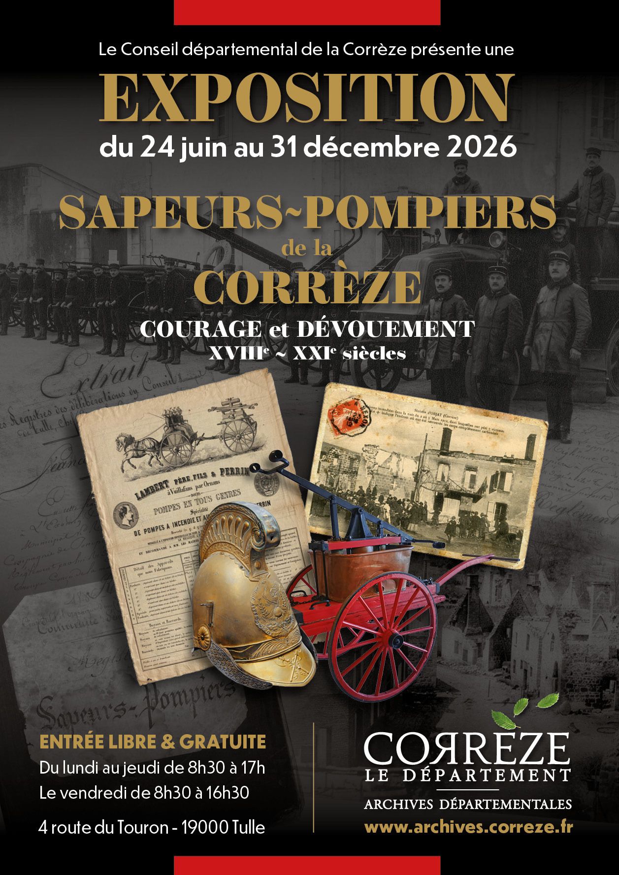 Exposition : sapeurs-pompiers de la Corrèze, entre courage et dévouement
