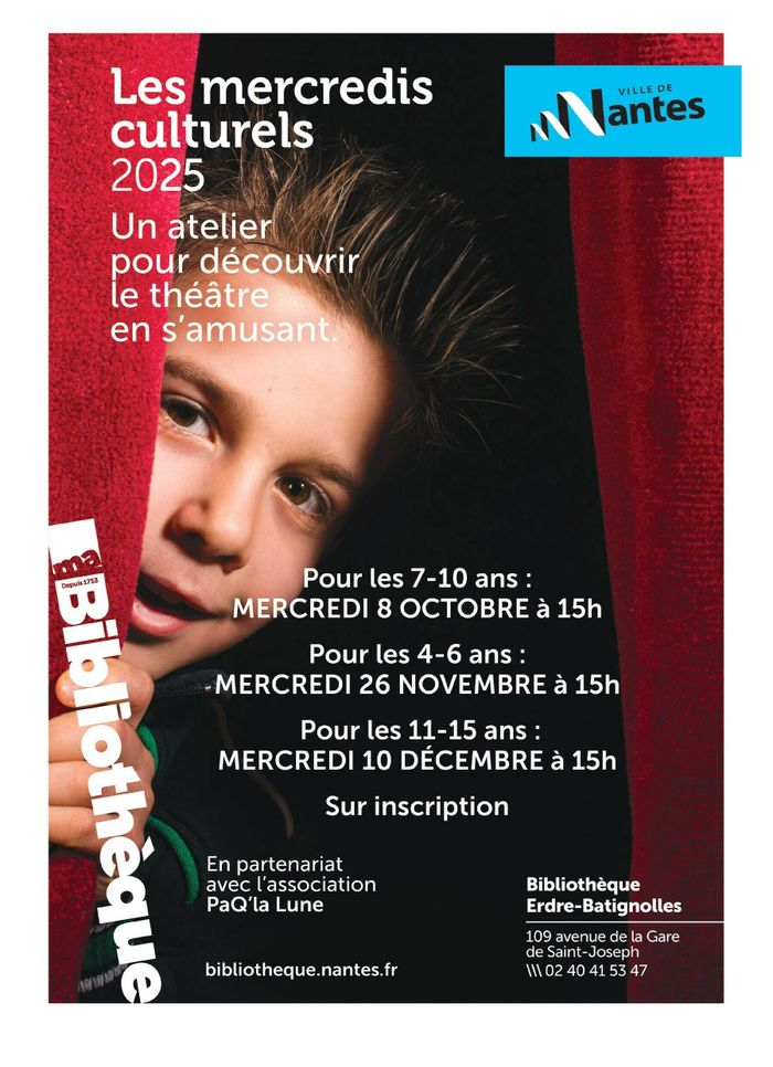 Mercredis Culturels - 7/10 ans
