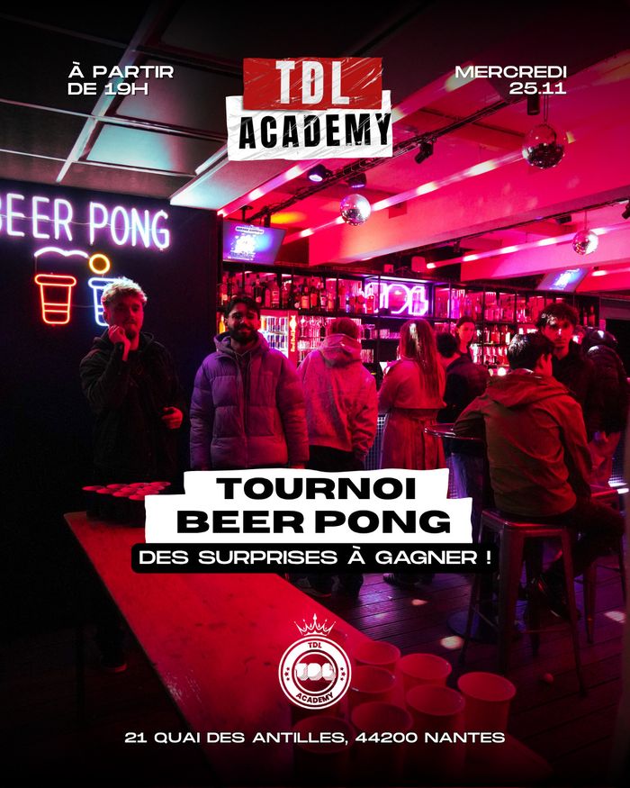 TOURNOI BEER PONG W/ BEERPONG LEAGUE — Nantes